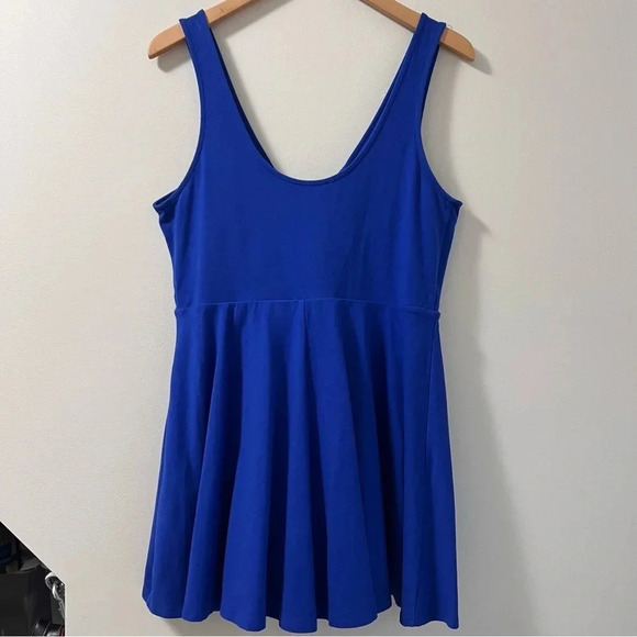 Express Deep V-Wire Skort Fit and Flare Dress Size Large - Picture 4 of 10